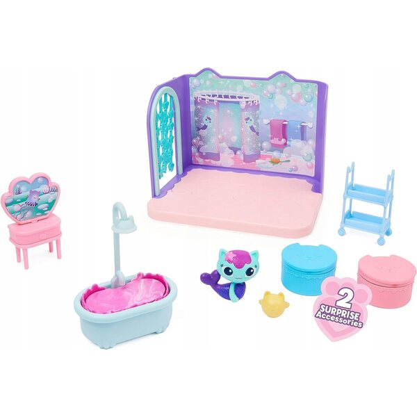 Spin Master Cat House Gabi Bathroom - Giocattolo con Figura e Accessori per Bambini