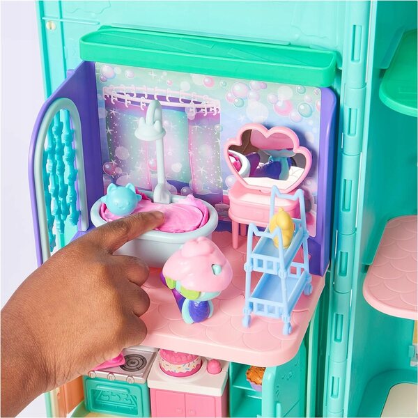 Spin Master Cat House Gabi Bathroom - Giocattolo con Figura e Accessori per Bambini