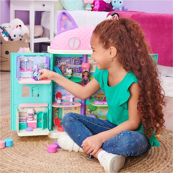 Spin Master Cat House Gabi Bathroom - Giocattolo con Figura e Accessori per Bambini