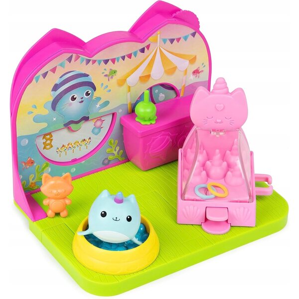 Spin Master La casa delle bambole di Gabby: Set Room Parco divertimenti La casa del gatto di Gabby