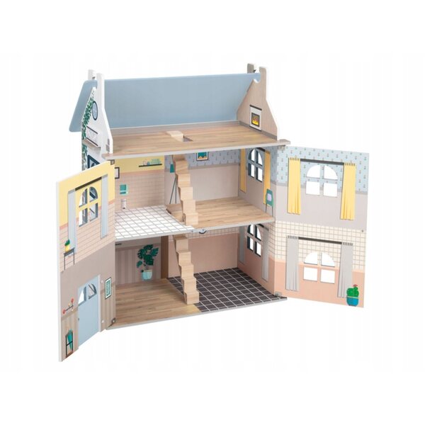 Casa delle bambole Playtive XXL 66 cm in legno per bambini da 3 anni