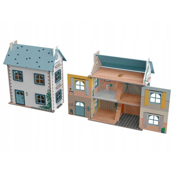Casa delle bambole Playtive XXL 66 cm in legno per bambini da 3 anni