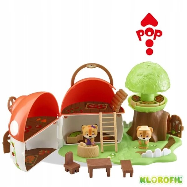 Fliegenpilz Klorofil – Tragbares Spielhaus mit Figur für Kinder ab 18 Monaten
