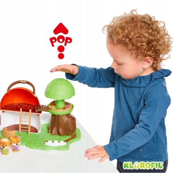 Fliegenpilz Klorofil – Tragbares Spielhaus mit Figur für Kinder ab 18 Monaten