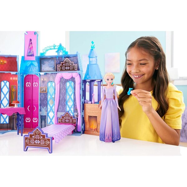 Disney Frozen Schloss von Arendelle mit Elsa-Puppe und Mattel-Zubehör