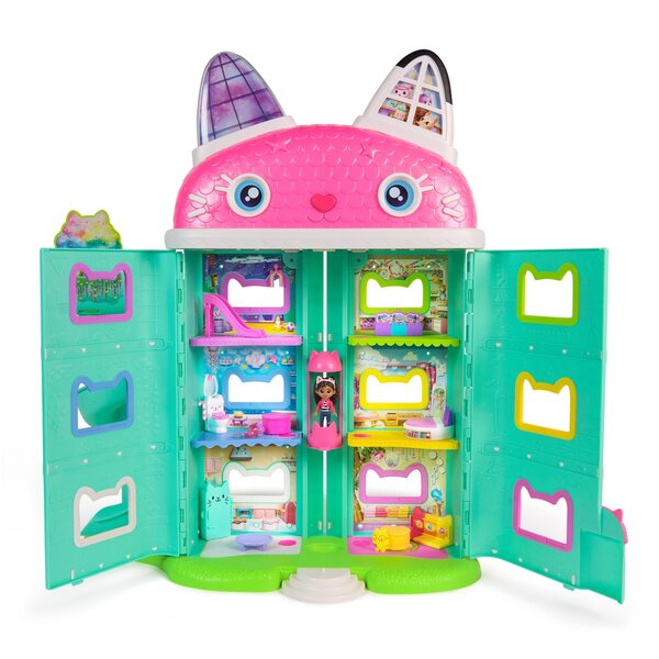 Interattivo Spin Master Cat House Gabi's House 60 cm con effetti sonori e luminosi