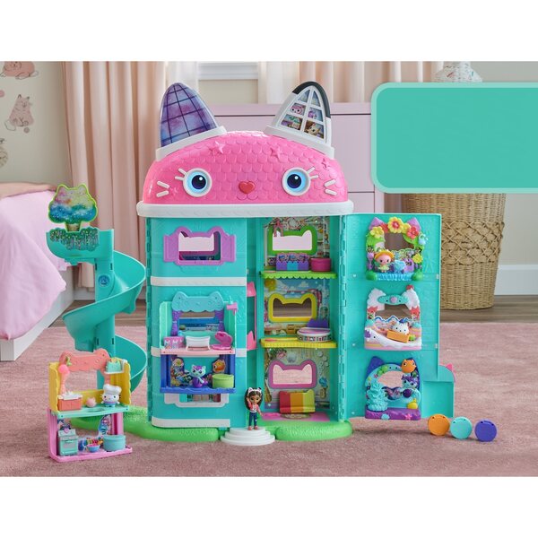 Interattivo Spin Master Cat House Gabi's House 60 cm con effetti sonori e luminosi