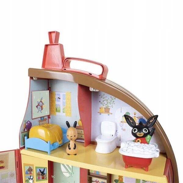 Bing Rabbits Haus mit Figuren und Zubehör – Spielset für Kinder