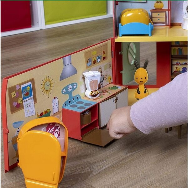 Bing Rabbits Haus mit Figuren und Zubehör – Spielset für Kinder