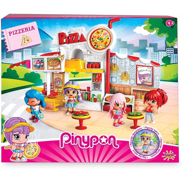 Epee PinyPon City 8cm Puppenhaus mit Pizzeria und Laledzka