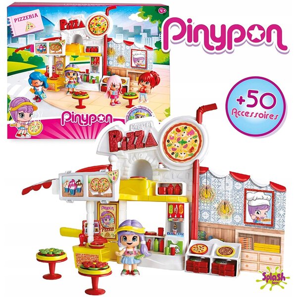 Epee PinyPon City 8cm Puppenhaus mit Pizzeria und Laledzka