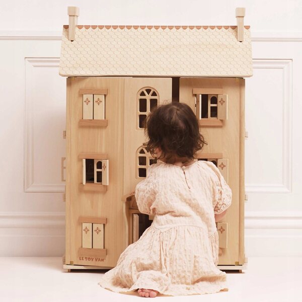 Puppenhaus aus FSC® Naturholz, Le Toy Van Puppenhaus 4 Etagen