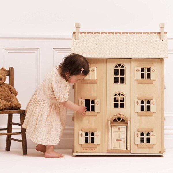 Puppenhaus aus FSC® Naturholz, Le Toy Van Puppenhaus 4 Etagen