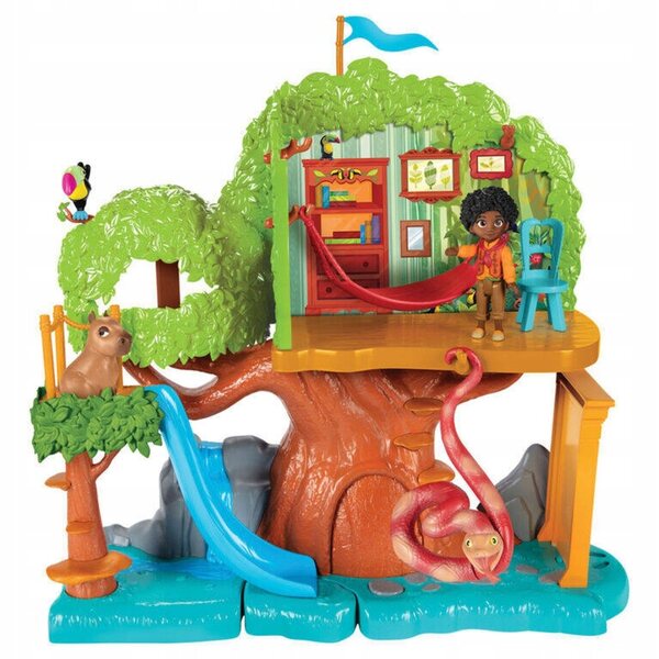 Baumhaus mit Antonio-Figur und Disney Encanto-Zubehör, LEDs und Soundeffekten