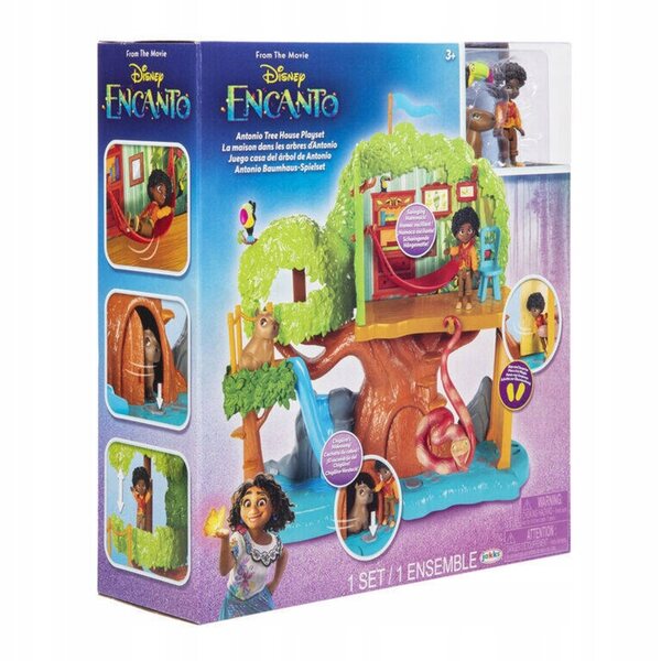 Baumhaus mit Antonio-Figur und Disney Encanto-Zubehör, LEDs und Soundeffekten