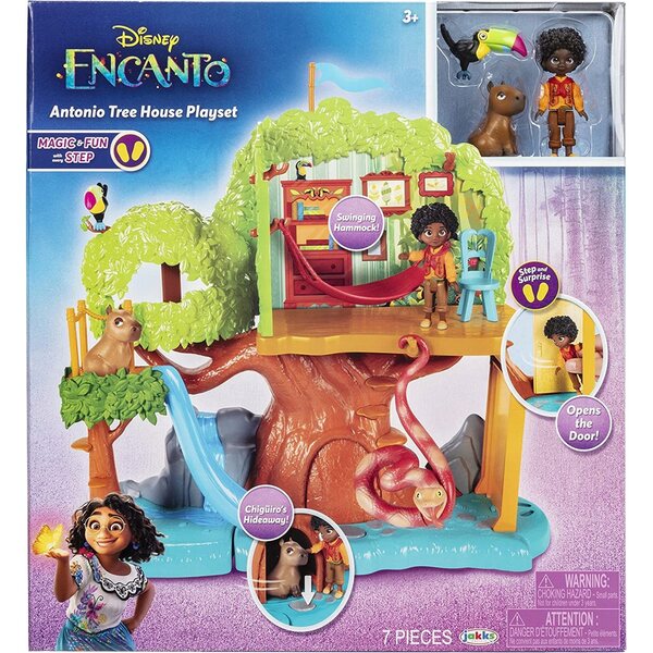 Baumhaus mit Antonio-Figur und Disney Encanto-Zubehör, LEDs und Soundeffekten