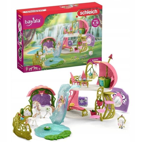 SCHLEICH ZESTAW FIGUREK JEDNOROŻCE BŁYSZCZĄCY DOM PREZENT DLA DZIEWCZYNKI