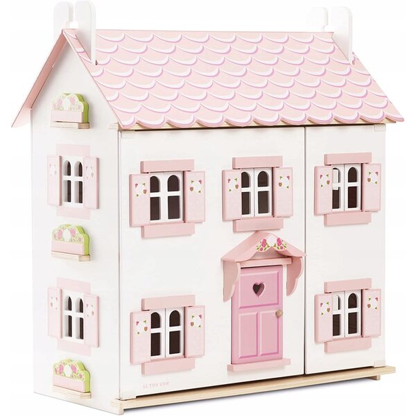 Le Toy Van Sophies Haus: Dreistöckiges Puppenhaus aus Holz, 67 cm