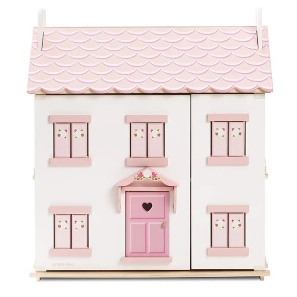 Le Toy Van Sophies Haus: Dreistöckiges Puppenhaus aus Holz, 67 cm