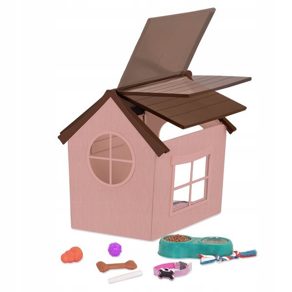 Buda für Hunde mit Zubehör Puppy House Our Generation Komplettset 26x26x22 cm