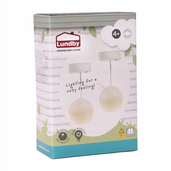 Lundby Puppenhaus-Lampen-Beleuchtungsset mit LED-Timer
