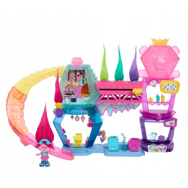 Mattel Trolls Set Mount Rageous mit Poppy Doll und musikalischen Interaktionen