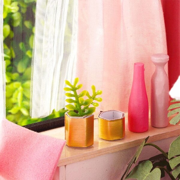Miniatura Casa in Legno DIY con LED e Arredamento per Bambine 7+ Anni