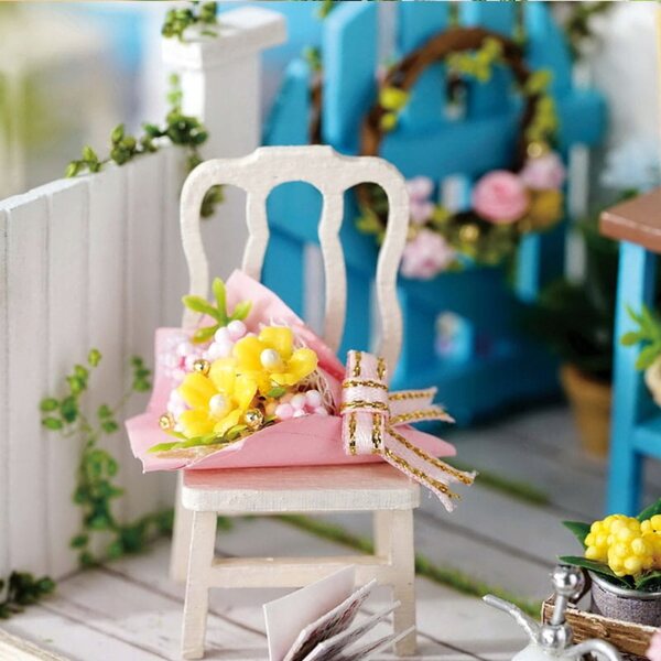 Dollhouse Habarri Miniatura Giardino Segreto con Luci LED, 7+ Anni