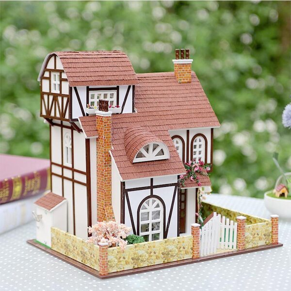 Miniatura Casa in Legno con Luci LED per Bambini 10+ - Sielanka Cottage