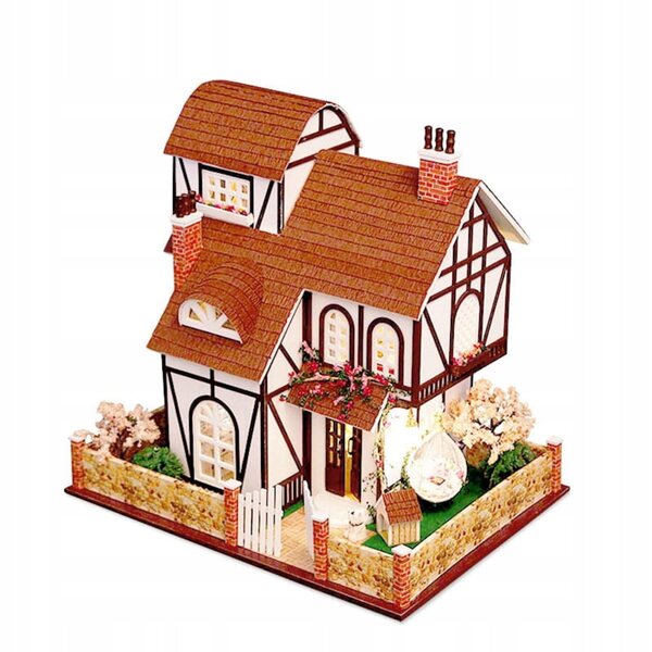 Miniatura Casa in Legno con Luci LED per Bambini 10+ - Sielanka Cottage