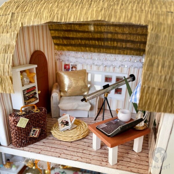 Miniatura Casa in Legno con Luci LED per Bambini 10+ - Sielanka Cottage