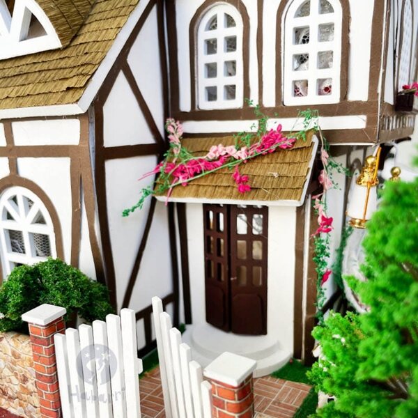 Miniatura Casa in Legno con Luci LED per Bambini 10+ - Sielanka Cottage