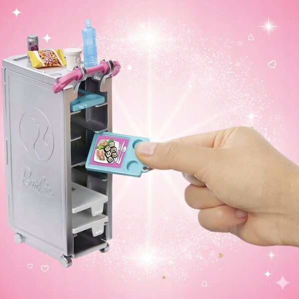 Barbie Dreamhouse Samolot 2in1 mit Puppe und Deko-Accessoires