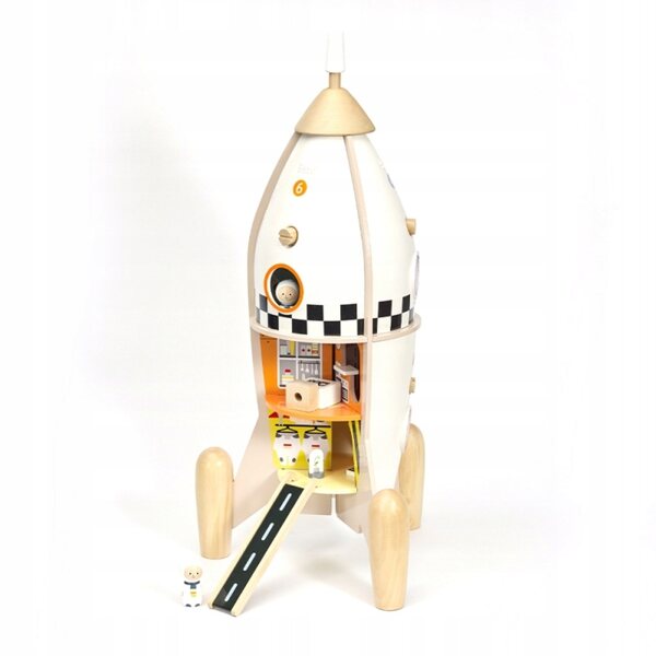 Casetta in Legno Classic World con Figurine 69 cm Bianco per Bambini 3+