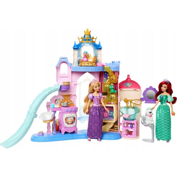 Disney Princess Animal Palace-Spiel mit Figuren und Zubehör für Kinder