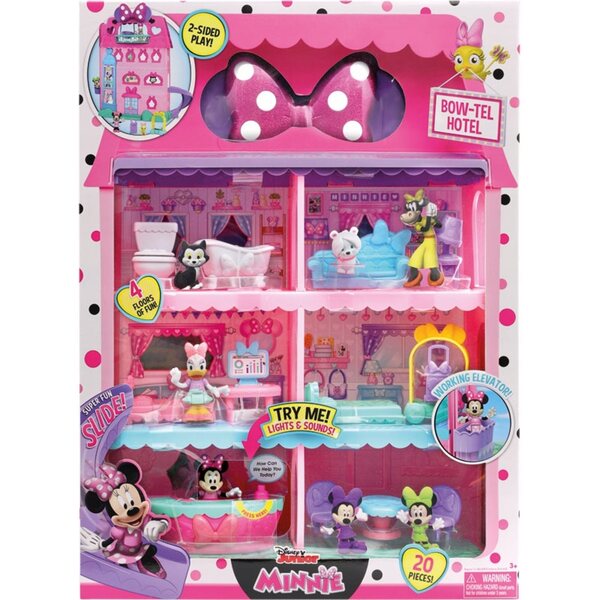 Flair Minnie Mouse 54,6 cm Puppenhaus mit Geräuschen für Kinder ab 3 Jahren