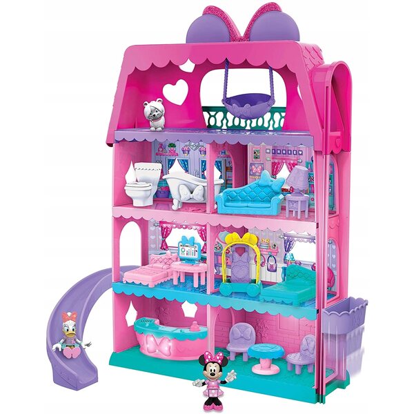Flair Minnie Mouse 54,6 cm Puppenhaus mit Geräuschen für Kinder ab 3 Jahren
