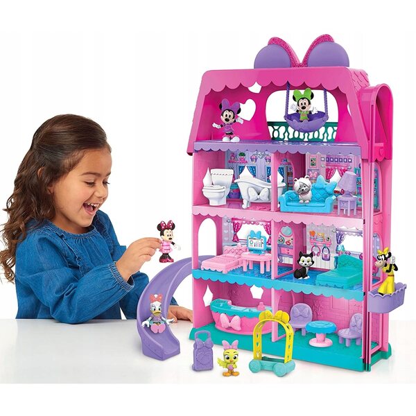 Flair Minnie Mouse 54,6 cm Puppenhaus mit Geräuschen für Kinder ab 3 Jahren
