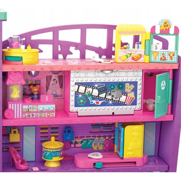 Polly Pocket Pollyville Centro Commerciale Giocattolo con Miniature e Accessori