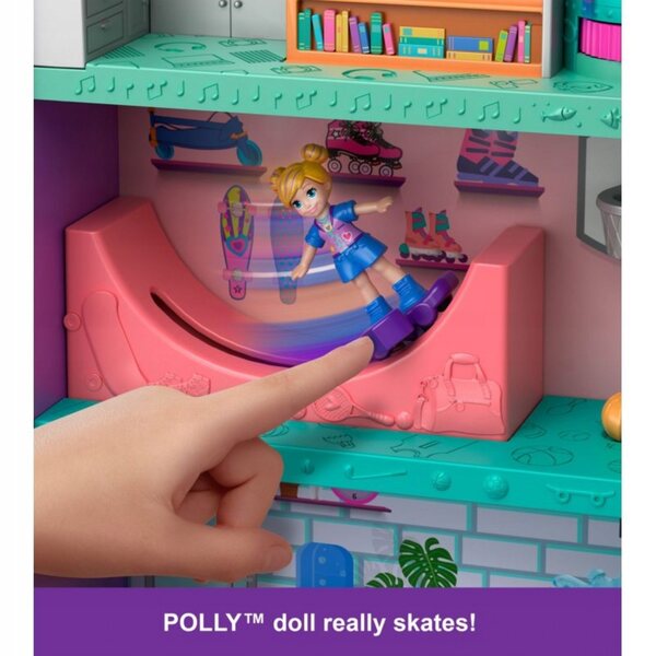 Polly Pocket Pollyville Centro Commerciale Giocattolo con Miniature e Accessori