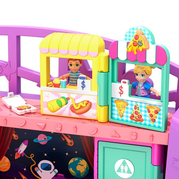 Polly Pocket Pollyville Centro Commerciale Giocattolo con Miniature e Accessori