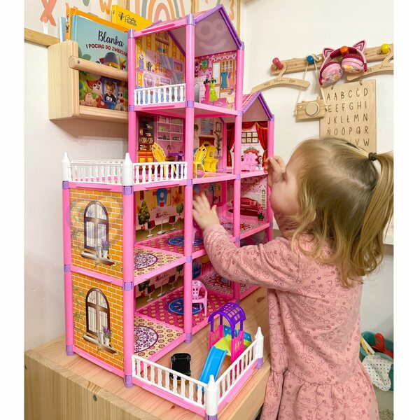 Mega Willa Cottage für Puppen Lovely House 194 Teile Woopie Creative Games