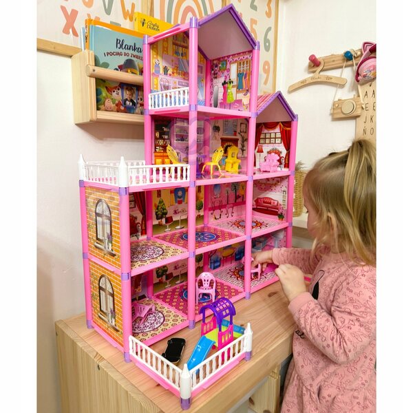 Mega Willa Cottage für Puppen Lovely House 194 Teile Woopie Creative Games