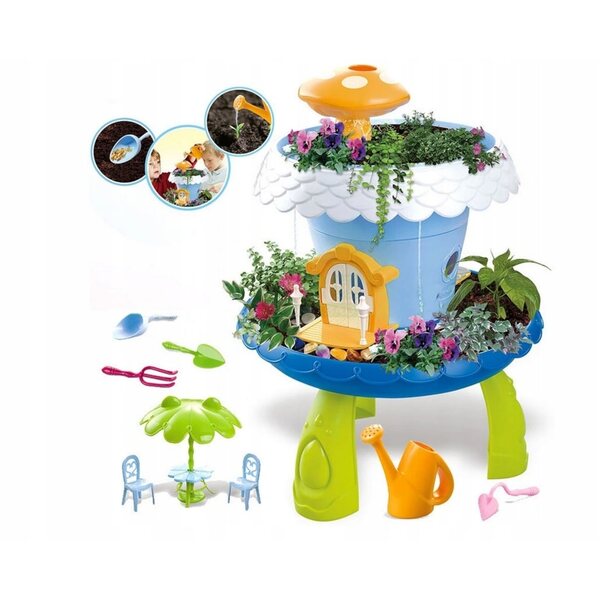 Magico Giardino Fiabesco con Casa per Piante, Attrezzi e Musica per Bambini