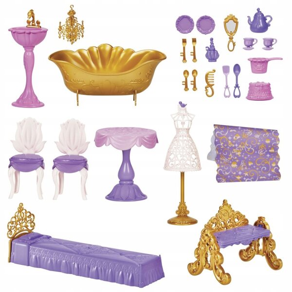 Hasbro Disney Princess 120 cm großes Puppenhaus mit interaktiven Lichtern und Geräuschen