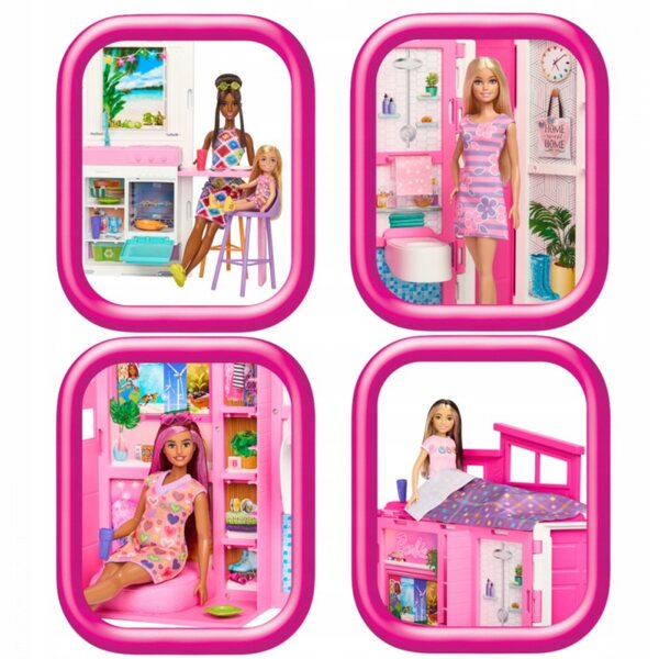 Barbie Fashionistas gemütliches Heimspielzeug für Mädchen ab 3 Jahren