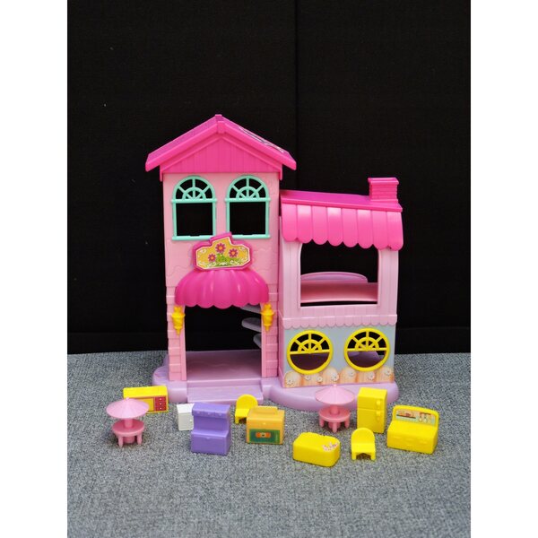 Maisonnette Play Global avec mobilier en plastique pour enfants 0+ certifiée CE