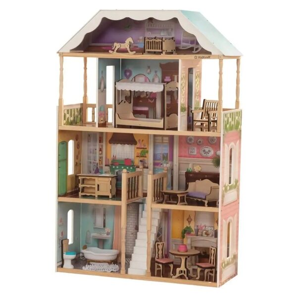 KidKraft Charlotte Casa delle bambole in legno 20 cm per bambini