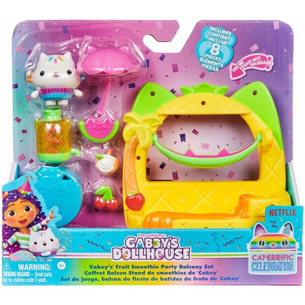 Gabi's Cat House Balcony Set Łakotka Statuine e accessori per bambini 3+