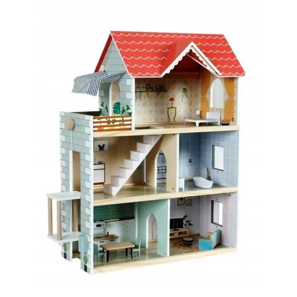 Doll House in Legno con Ascensore 80 cm - Mini Matters con Luci e Suoni